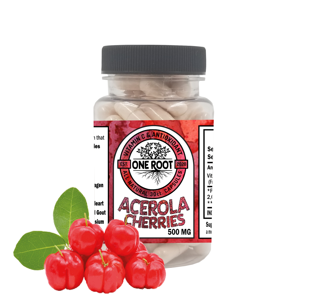 Acerola Cherry Vitamin C Capsules: 30ct