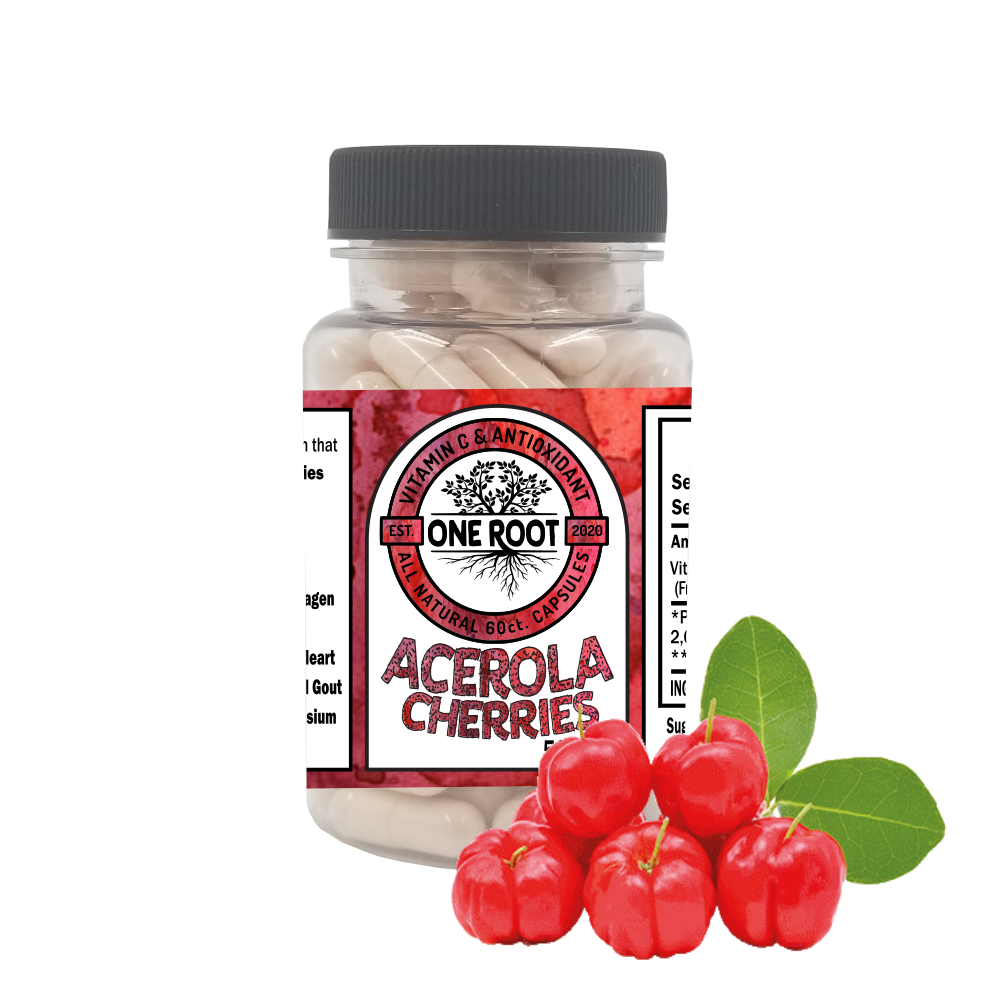 Acerola Cherry Vitamin C Capsules: 60ct