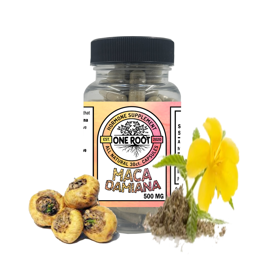 Maca + Damiana Capsules: 30ct