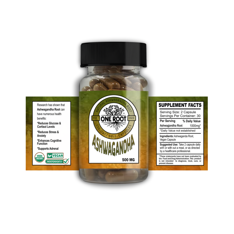 Ashwagandha Capsules: 60ct