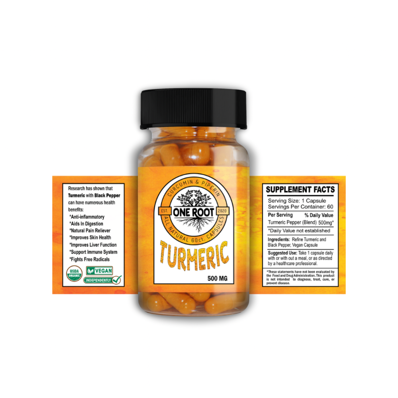 Turmeric Capsules: 60ct