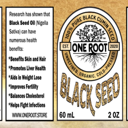 Black Seed Oil: 2oz