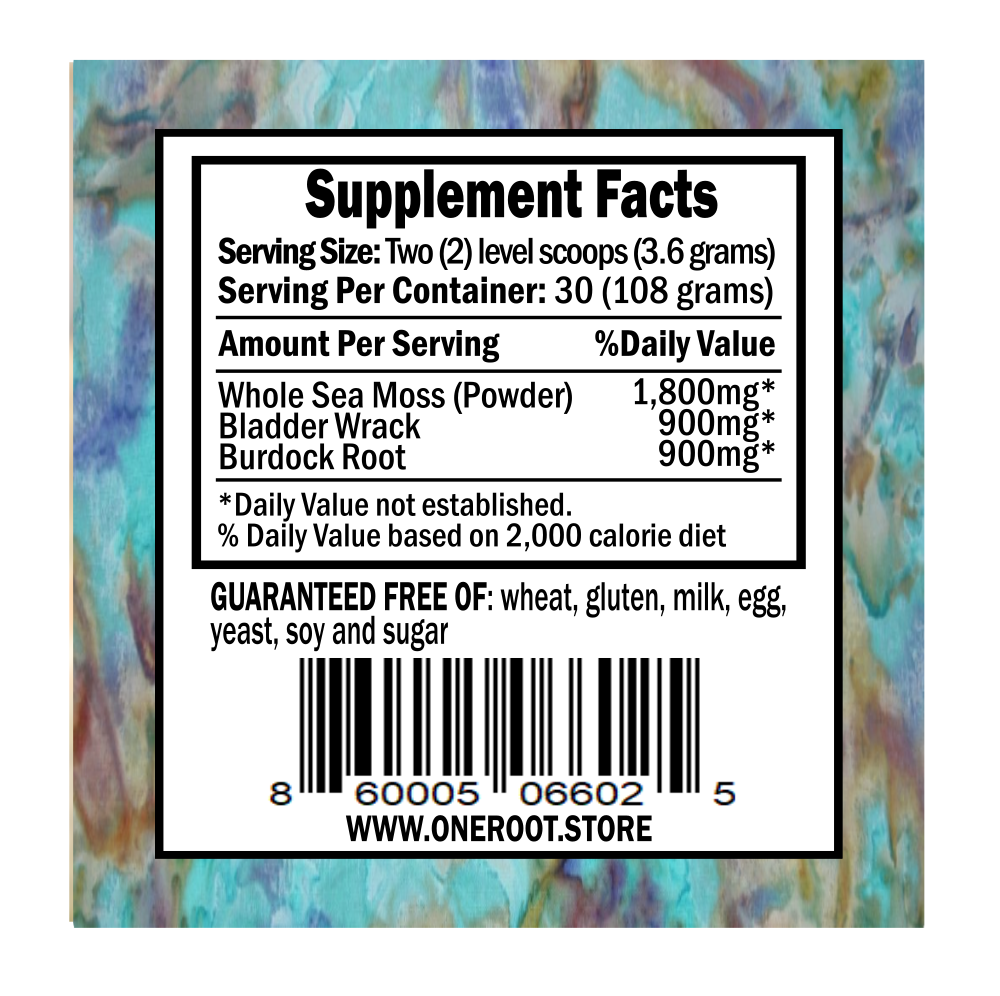 Complete Sea Moss Powder: 4oz