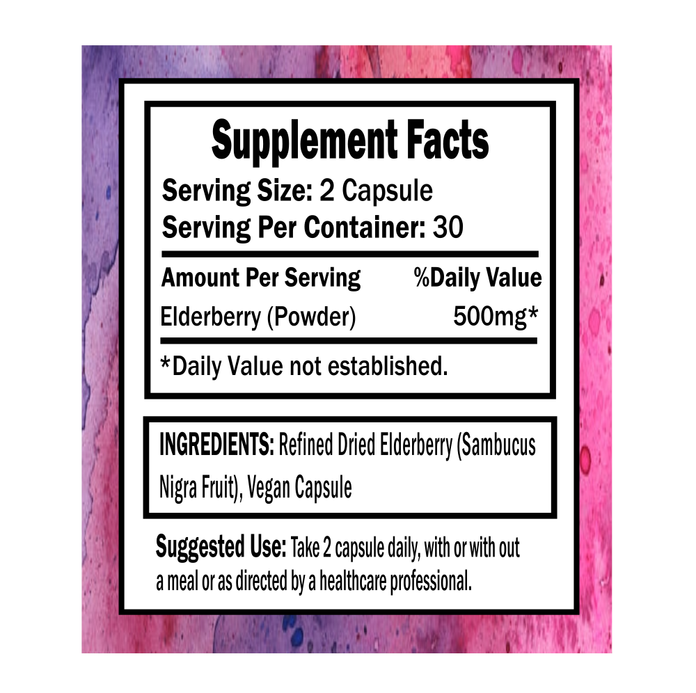 Elderberry Capsules: 60ct