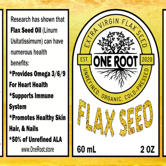 Flax Seed Oil: 2oz